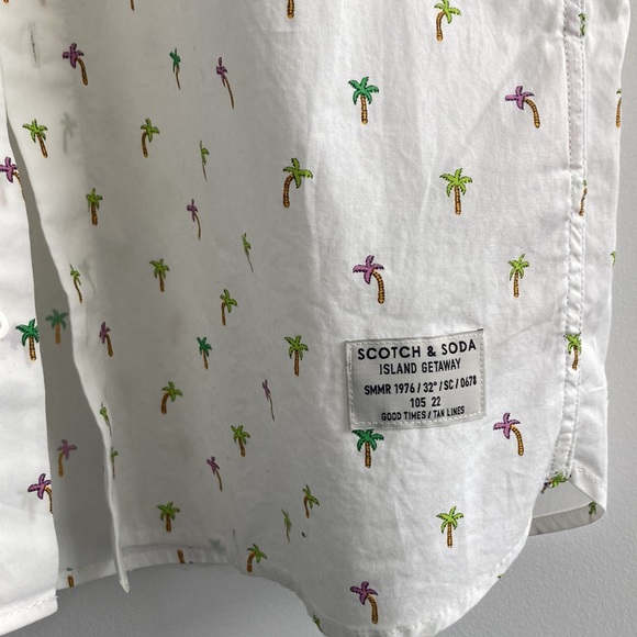 Scotch and Soda Tiki Thursday Button Up - Picture 2 of 5